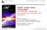 GLAST LAT ProjectCAL Peer Design Review, Mar 17-18, 2003 O. Ferreira CNRS/IN2P3-LLR Ecole Polytechnique GLAST Large Area Telescope Calorimeter Subsystem.