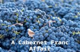A Cabernet Franc Affair. 2011 Arbor Crest Sauvignon Blanc 100% Sauvignon Blanc Bacchus Vineyard, Columbia Valley Optimum Consumption through 2016 Sugar.