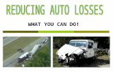 WHAT YOU CAN DO!. AUTOMOBILE ACCIDENT RESULTS FOR 2004  42,636 people were killed  2,788,000 people were injured  4,281,000 accidents involved property.