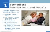 1 © 2015 Pearson Education, Inc. Chapter Outline and Learning Objectives 1.1Three Key Economic Ideas 1.2The Economic Problem That Every Society Must Solve.