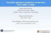 The EUV spectral irradiance of the Sun from 1997 to date Giulio Del Zanna PPARC/STFC Adv. Fellow DAMTP, CMS, University of Cambridge Vincenzo Andretta.