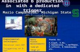Associated b production in with a dedicated trigger Mario Campanelli/ Michigan State University Experimental techniques: Tevatron and CDF Triggering on.