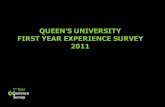 Annual University-wide survey of first year undergraduates.  Lets senior management know the most important issues for first year students.  Fully.