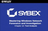 Mastering Windows Network Forensics and Investigation Chapter 10: Tool Analysis.