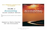 NETA POWERPOINT PRESENTATIONS TO ACCOMPANY VOLUME 2 Accounting Second Canadian Edition BY WARREN/REEVE/DUCHAC/ELWORTHY/KRISTJANSON/TOBER Adapted by Sheila.