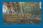 What’s in Your Creek? Results of the 2009 Clackamas Basin Volunteer Monitoring Effort.