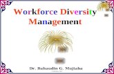 © Mujtaba, 2007 Workforce Diversity Management Dr. Bahaudin G. Mujtaba.