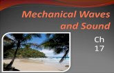 Ch 17. There are Different Types of Waves The two basic types of waves are Mechanical waves: examples-sound, water waves, a pulse traveling on a spring,