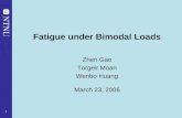 1 Fatigue under Bimodal Loads Zhen Gao Torgeir Moan Wenbo Huang March 23, 2006.