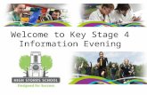 Welcome to Key Stage 4 Information Evening. Supporting your child’s progress in English Sarah Bell Head of KS4 English Structure of the new KS4 curriculum.