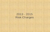 2013 - 2015 Risk Charges. Risk Management Services Claims Management Investigation Claim payments Mediation Litigation Risk Control Consultations Risk.