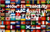How is taking an AP Spanish beneficial?. AP Language  Most college degrees require 120-130 credit hours (40-43 classes).  AP Language (4-6 classes by.