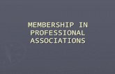 MEMBERSHIP IN PROFESSIONAL ASSOCIATIONS. Member of: ► World Academy of Art and Science, ► European Academy of Sciences and Art, ► Russian Academy of Medical.