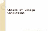 Choice of Design Conditions 2 December 2015choise of design condition1.