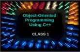 1 IDLOOPC1998. Object-Oriented Programming Using C++ CLASS 1.