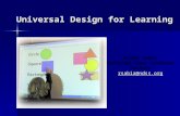 Universal Design for Learning Ricki Sabia National Down Syndrome Society rsabia@ndss.org.