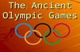 The Ancient Olympic Games. The Greeks invented athletic contests and held them in honor of their gods. The Isthmos Games were staged every two years at.