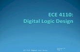 Lecture #1 Page 1 ECE 4110– Digital Logic Design.