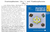 Stannaspherene (Sn 12 2- ) and Plumbaspherene (Pb 12 2- ) Lai-Sheng Wang, Washington State University, DMR 0503383 During photoelectron spectroscopy (PES)