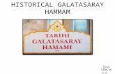 HISTORICAL GALATASARAY HAMMAM Öykü SINGIN 9-G 1018.