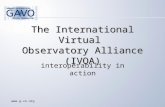 Www.g-vo.org The International Virtual Observatory Alliance (IVOA) interoperability in action.