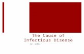 The Cause of Infectious Disease Dr. Solis. The Cause of Infectious Disease  Disease – a term that can be used to describe any condition that negatively.