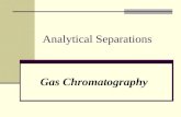 Analytical Separations Gas Chromatography. Instrument.