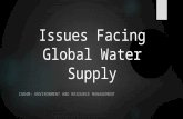 Issues Facing Global Water Supply CGR4M: ENVIRONMENT AND RESOURCE MANAGEMENT.