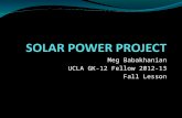 Meg Babakhanian UCLA GK-12 Fellow 2012-13 Fall Lesson.