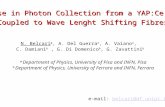 Increase in Photon Collection from a YAP:Ce Matrix Coupled to Wave Lenght Shifting Fibres N. Belcari a, A. Del Guerra a, A. Vaiano a, C. Damiani b, G.