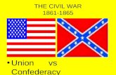 THE CIVIL WAR 1861-1865 Union vs Confederacy. Union Leaders.
