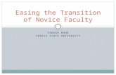 TAMARA MOHR FERRIS STATE UNIVERSITY Easing the Transition of Novice Faculty.