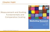 Copyright © 2010 Pearson Education, Inc. 8-1 Chapter Eight Measurement and Scaling: Fundamentals and Comparative Scaling.