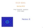 Prof. David R. Jackson ECE Dept. Spring 2014 Notes 8 ECE 6341 1.