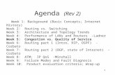 1 Agenda (Rev 2) Week 1: Background (Basic Concepts; Internet History) Week 2: Routing vs. Switching Week 3: Architecture and Topology Trends Week 4: Performance.