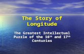 The Story of Longitude The Greatest Intellectual Puzzle of the 16 th and 17 th Centuries.