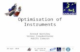 20 Sept. 20102 nd GALION WS WMO, Geneva 1 Optimisation of Instruments Arnoud Apituley Volker Freudenthaler Adolfo Comeron.