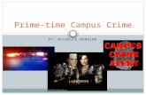 BY: MICHELLE MANNINO Prime-time Campus Crime. Overview Purpose of Research Background information Research Gap Methods used Conclusion.