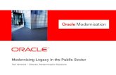 Modernizing Legacy in the Public Sector Ted Venema – Director, Modernization Solutions.