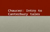 Chaucer: Intro to Canterbury tales. Warm-Up: Observations Make observations about your neighbors in the classroom and write those observations down on.