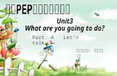 Part A Let’s talk 解放小学：刘秘芳 This morning,this morning, What are you going to do ? Take a trip,take a trip, I ’m going to take a trip. This afternoon,this.
