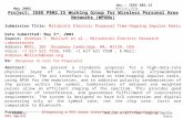 Doc.: IEEE 802.15 03111r1_TG3a Submission May 2003 Molisch et al., Time Hopping Impulse Radio Project: IEEE P802.15 Working Group for Wireless Personal.