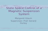 State Space Control of a Magnetic Suspension System Margaret Glavin Supervisor: Prof. Gerard Hurley.
