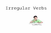 Irregular Verbs. COMMON IRREGULAR VERBS blow ??? Past Participle PastPresent Can you list these verb forms?