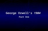 George Orwell’s 1984 Part One. A Quick Word on Etymology and Genre….. Etymology- study of the history of words, their origins, how their meanings have.