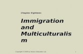 Copyright © 2008 by Nelson Education Ltd.1 Chapter Eighteen Immigration and Multiculturalism.