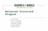 Balanced Scorecard Program Lia Torre Terri Leofsky Tory Kindlick Yoftahe Zewdu Iyolo Mabila Rachel Katz.