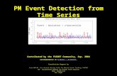PM Event Detection from Time Series Contributed by the FASNET Community, Sep. 2004 Correspondence to R Husar, R PoirotR Husar, R Poirot Coordination Support.