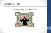 Chapter 15 Granof & Khumawala-6e Chapter 15 1 Managing for Results.