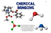 1 CHEMICAL BONDING Cocaine SAVE PAPER AND INK!!! When you print out the notes on PowerPoint, print "Handouts" instead of "Slides" in the print setup. Also,